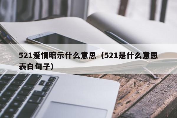 521爱情暗示什么意思（521是什么意思表白句子）