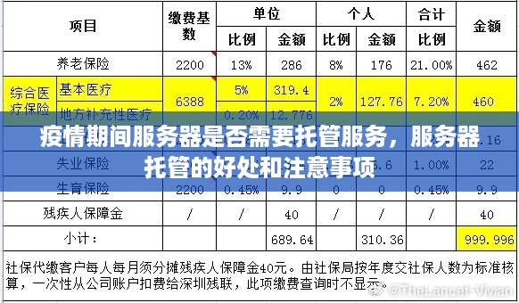 疫情期间服务器是否需要托管服务，服务器托管的好处和注意事项