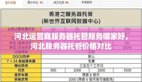 河北运营商服务器托管服务哪家好，河北服务器托管价格对比