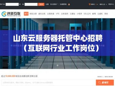 山东云服务器托管中心招聘（互联网行业工作岗位）
