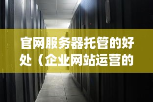 官网服务器托管的好处（企业网站运营的必备条件）