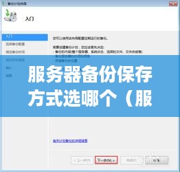 服务器备份保存方式选哪个（服务器备份指南）