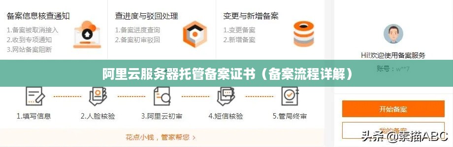 阿里云服务器托管备案证书（备案流程详解）