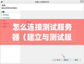 怎么连接测试服务器（建立与测试服务器的连接步骤）