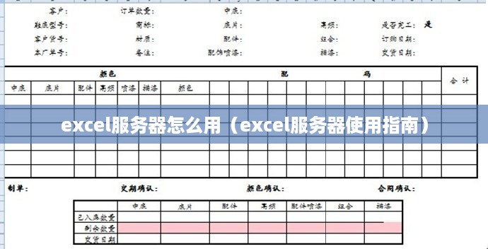 excel服务器怎么用（excel服务器使用指南）