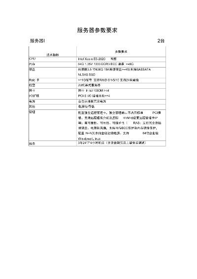 服务器怎么选参数（选择服务器配置的实用指南）