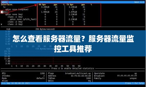 怎么查看服务器流量？服务器流量监控工具推荐