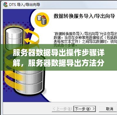 服务器数据导出操作步骤详解，服务器数据导出方法分享