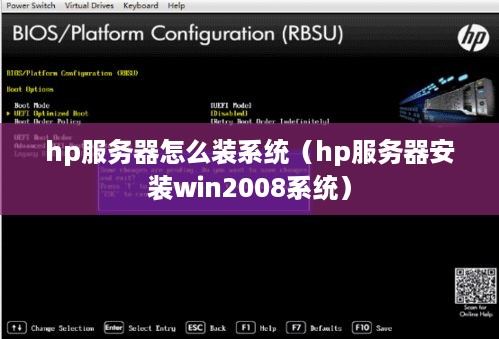 hp服务器怎么装系统（hp服务器安装win2008系统）