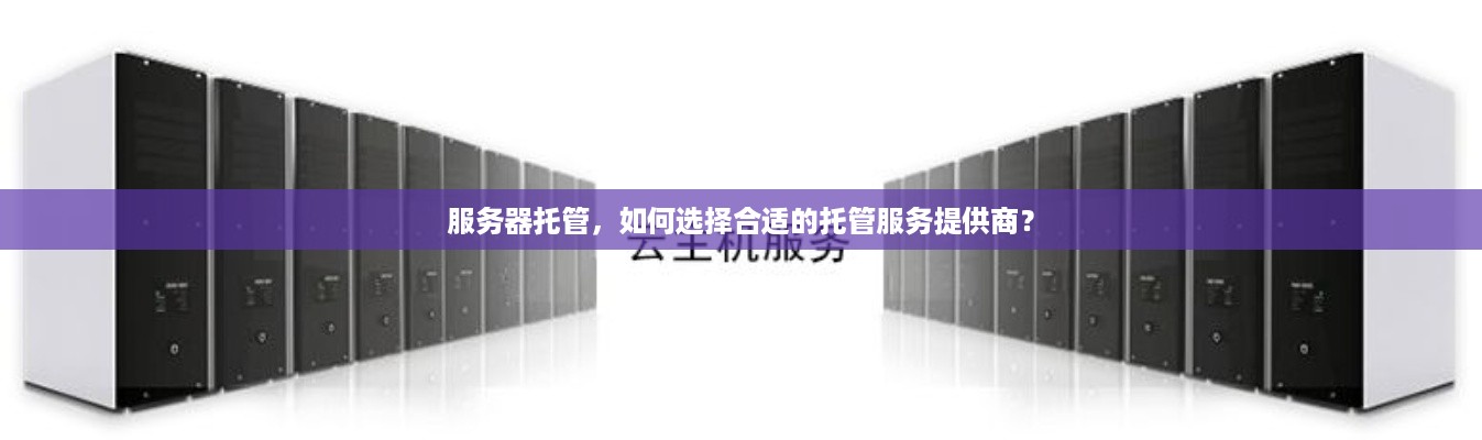 服务器托管，如何选择合适的托管服务提供商？