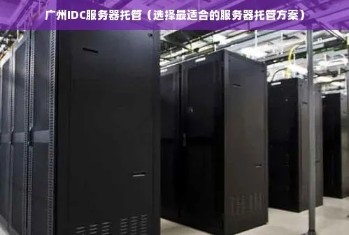 广东服务器托管机柜供应，打造稳定可靠的数据中心解决方案