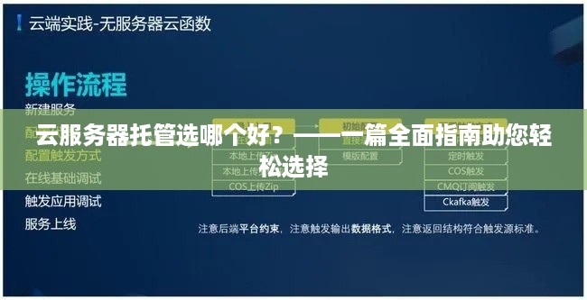 云服务器托管选哪个好？——一篇全面指南助您轻松选择