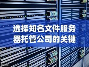 选择知名文件服务器托管公司的关键因素与优势