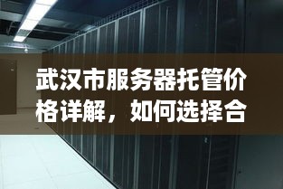 武汉市服务器托管价格详解，如何选择合适的服务器托管服务商