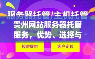 贵州网站服务器托管服务，优势、选择与指南