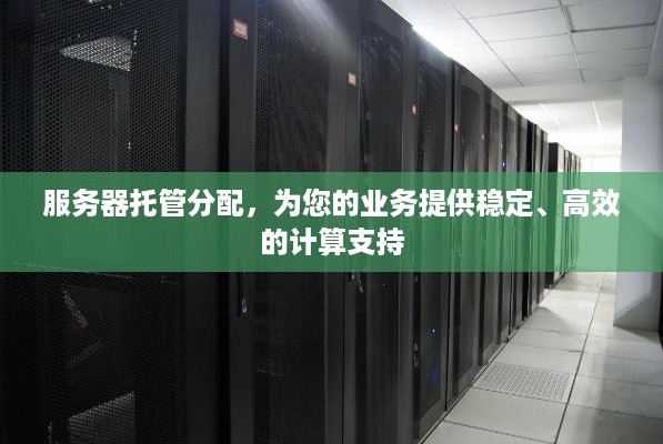 服务器托管分配，为您的业务提供稳定、高效的计算支持