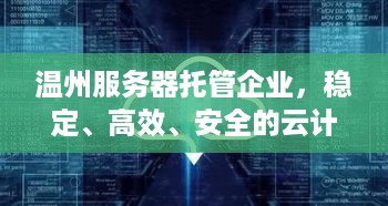 温州服务器托管企业，稳定、高效、安全的云计算解决方案