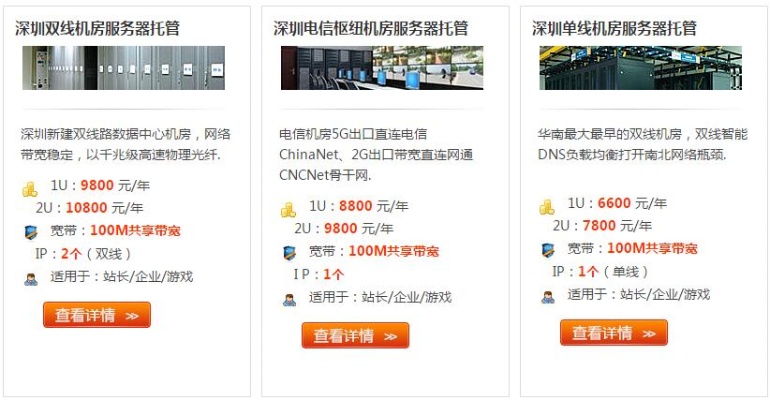 深圳服务器托管套餐，全方位满足您的业务需求