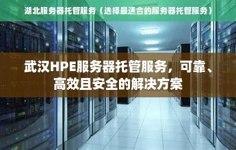 武汉HPE服务器托管服务，可靠、高效且安全的解决方案