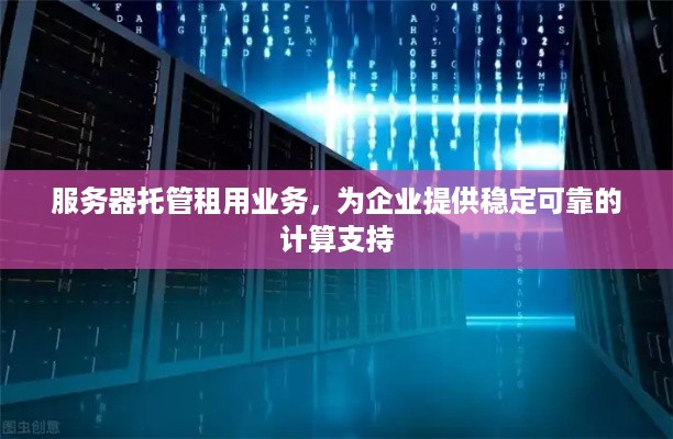 服务器托管租用业务，为企业提供稳定可靠的计算支持