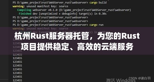杭州Rust服务器托管，为您的Rust项目提供稳定、高效的云端服务