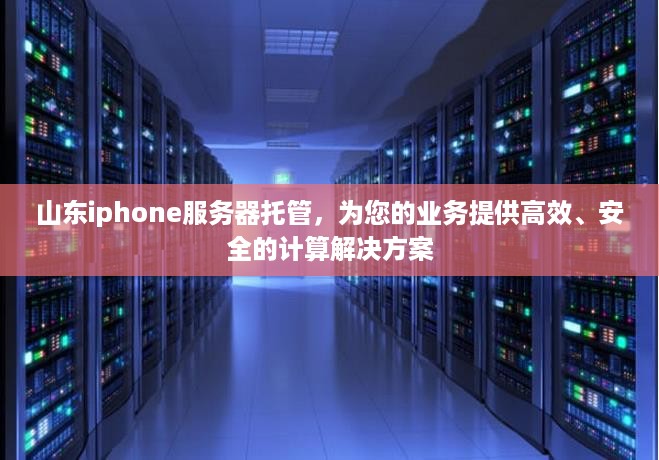 山东iphone服务器托管，为您的业务提供高效、安全的计算解决方案