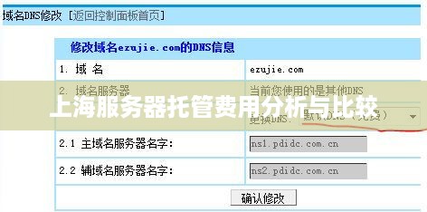 上海服务器托管费用分析与比较