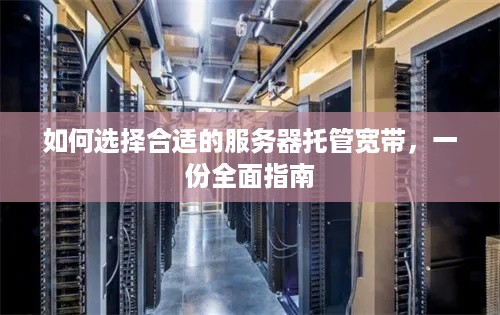 如何选择合适的服务器托管宽带，一份全面指南