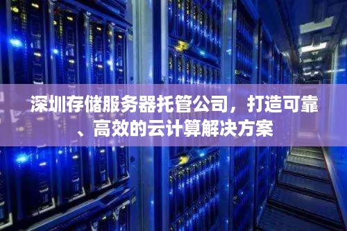 深圳存储服务器托管公司，打造可靠、高效的云计算解决方案