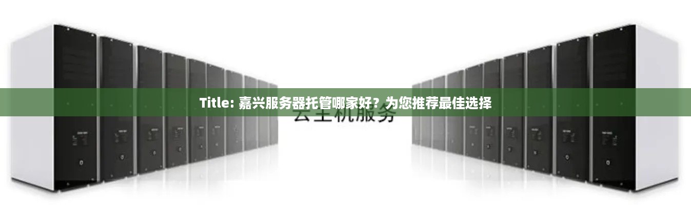 Title: 嘉兴服务器托管哪家好？为您推荐最佳选择