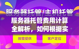 服务器托管费用计算全解析，如何根据实际需求选择合适的方案