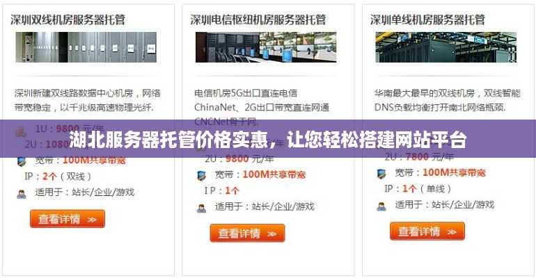 湖北服务器托管价格实惠，让您轻松搭建网站平台
