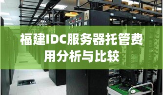 福建IDC服务器托管费用分析与比较