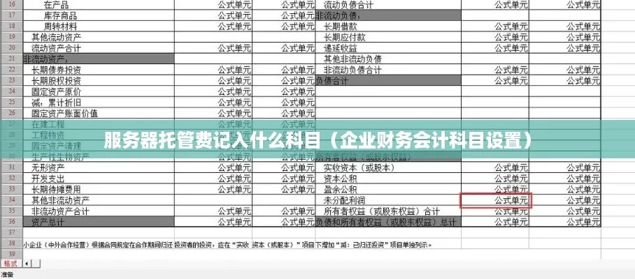 深度解析服务器租用托管记账分录，原理、步骤与注意事项