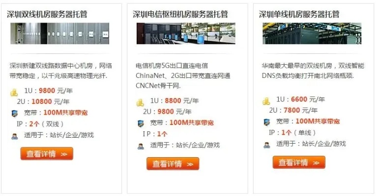 服务器托管报价及图片，全面解析服务器托管成本与选择要点