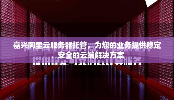 嘉兴阿里云服务器托管，为您的业务提供稳定、安全的云端解决方案