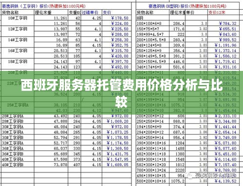 西班牙服务器托管费用价格分析与比较