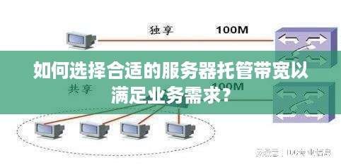 如何选择合适的服务器托管带宽以满足业务需求？