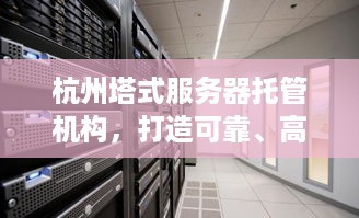 杭州塔式服务器托管机构，打造可靠、高效的企业IT基础设施解决方案