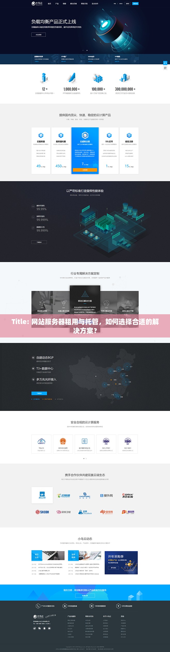 Title: 网站服务器租用与托管，如何选择合适的解决方案？