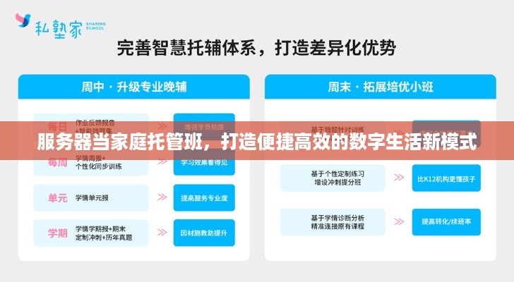 服务器当家庭托管班，打造便捷高效的数字生活新模式