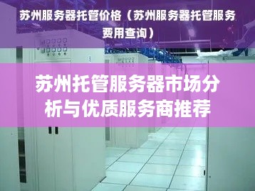 苏州托管服务器市场分析与优质服务商推荐