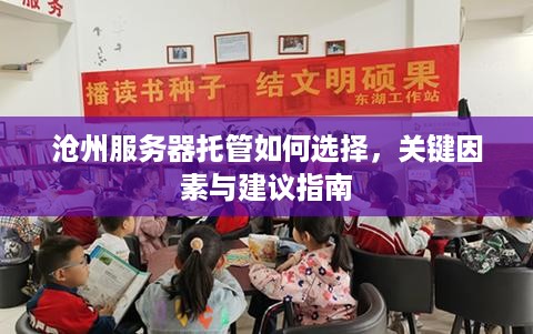 沧州服务器托管如何选择，关键因素与建议指南