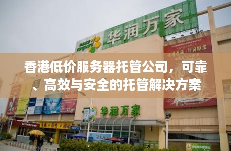 香港低价服务器托管公司，可靠、高效与安全的托管解决方案