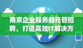 南京企业服务器托管招聘，打造高效IT解决方案，共创美好未来