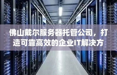 佛山戴尔服务器托管公司，打造可靠高效的企业IT解决方案