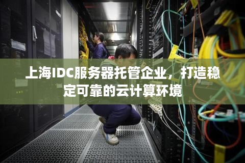 上海IDC服务器托管企业，打造稳定可靠的云计算环境