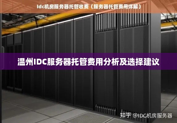 温州IDC服务器托管费用分析及选择建议