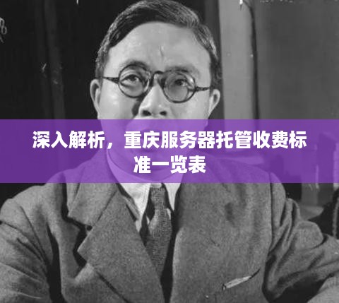 深入解析，重庆服务器托管收费标准一览表