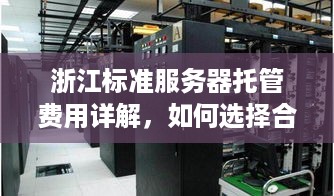 浙江标准服务器托管费用详解，如何选择合适的服务器托管服务商？